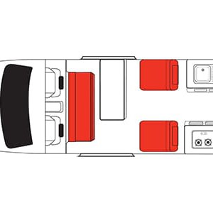 Mighty Double Down 4 Berth-floorplan-day