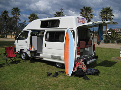 campervan budget berth hire ta