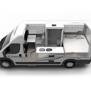 Cruisin Sandpiper Motorhome – 2 Berth-layout