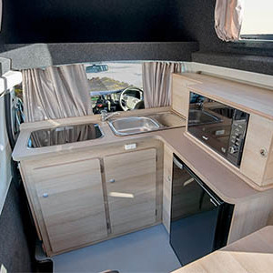 Let’s Go HiTop Campervan – 2+1 Berth – kitchen