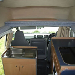 AC Adventurer Campervan- 3 Berth – sink