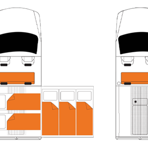 Britz Safari Landcruiser 4WD – 5 Berth – layout