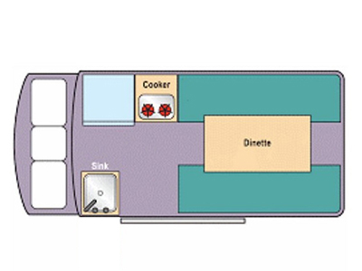 DA 3 Seater Maxi Camper – 3 Berth