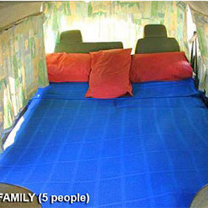 Driveabout 5 Seater Maxi Camper Family – 5 Berth – bed