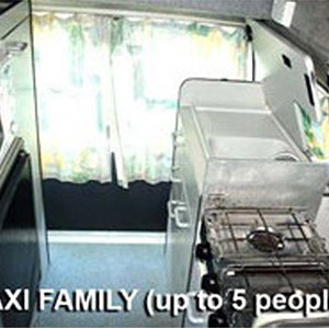 Driveabout 5 Seater Maxi Camper Family – 5 Berth – kitchen