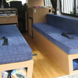 KC Hi-top Campervan – 2 to 3 Berth – seats