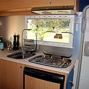 KC Southern Cross Motorhome – 2 Berth – kitchen