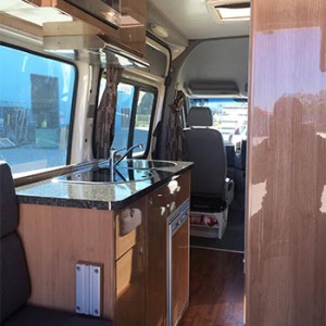 BM Crafter Campervan – 2 Berth – kitchen