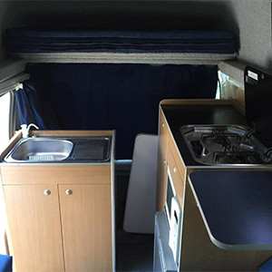 BM Hi-Top Campervan – 2 to 3 Berth – kitchen