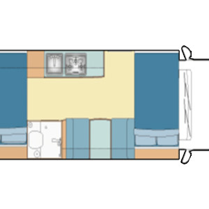 KC Motorhome Elite – 6 Berth – layout