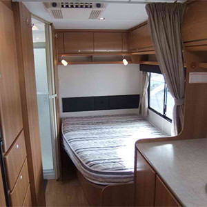 Serenity Conquest Motorhome – 6 Berth – bed