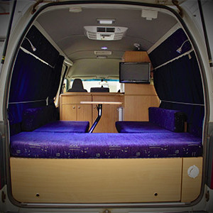 CA Platinum Campervan – 2 Berth – internal photo