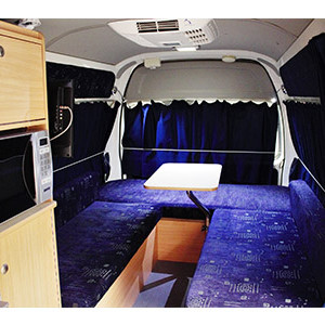 CA Platinum Campervan – 2 Berth – living area