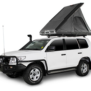 Red Dirt 4WD With Roof Top Tent – 2 Berth – rooftent open (3)