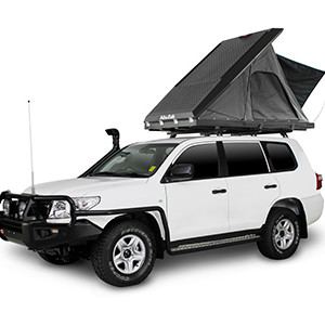 Red Dirt 4WD With Roof Top Tent – 2 Berth – rooftent open (4)