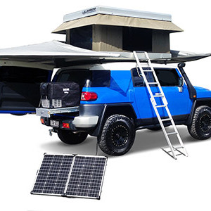 Armadillo 4WD – 2 Berth – rooftop tent with solar panel