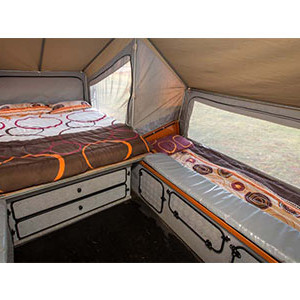 RD 4WD Safari Camper – 5 Berth – bed