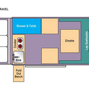 TM Trail Finder ST Campervan – 4+1 Berth-day-layout