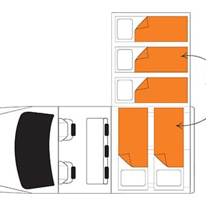 Britz Safari Auto 4WD – 5 Berth-floorplan-night