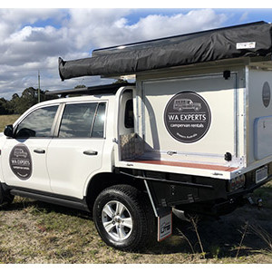 WA 200 Series with Rooftop Tent & POD 4WD – 2 Berth-back-view