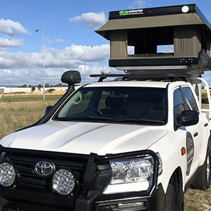 WA 200 Series with Rooftop Tent & POD 4WD – 2 Berth-front-view