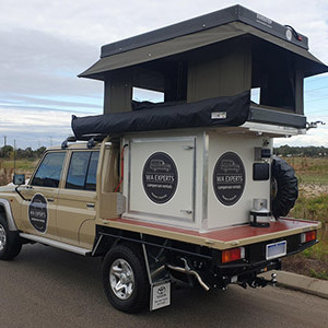 WA79 Series Landcruiser with POD 4WD – 2 Berth-back-view