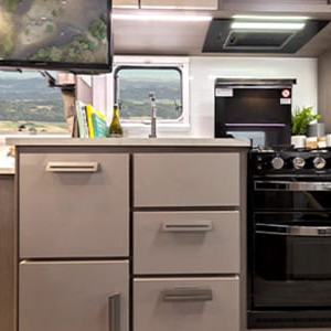 LGM Royale Motorhome – 6 Berth-kitchen