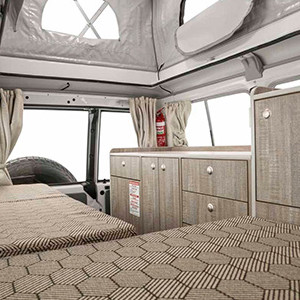 go-camper-trailer-landcruiser-4wd-2-berth-interior