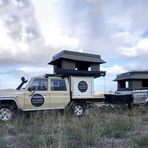 WA 79 Series Landcruiser 4WD with Roof Top Tent, POD & Camper Trailer – 5 Berth-exterior