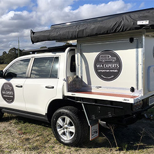 WA 200 Series 4WD with Roof Top Tent, POD & Camper Trailer – 5 Berth-exterior-vehicle-only