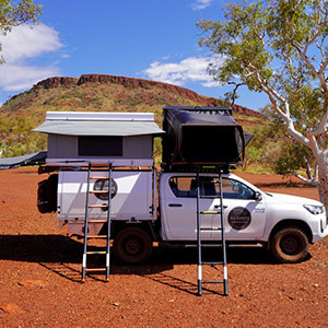 WA Toyota Hilux with Twin Rooftop Tents 4WD – 5 Berth-exterior (6)