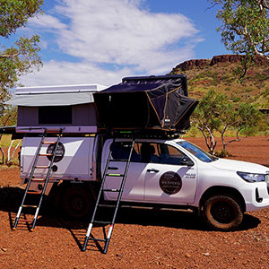 WA Toyota Hilux with Twin Rooftop Tents 4WD – 5 Berth-exterior (7)