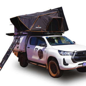 WA Toyota Hilux with Twin Rooftop Tents 4WD – 5 Berth-exterior-white-bg