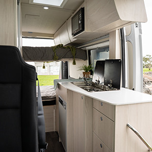 Jucy Cruiser Motorhome – 4 Berth – Kitchen