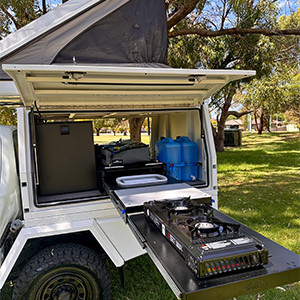 GC LDV Outback 4WD – 2-5 Berth-Side-out-kitchen