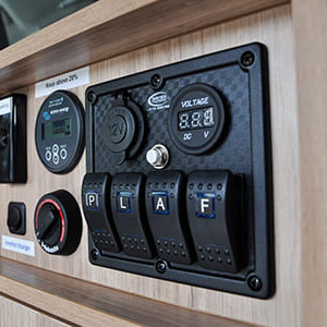 AR Campervan – 4 Berth-control-panel