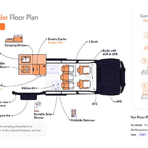 Indie Campers Jimny – 2 Berth-floorplan-day